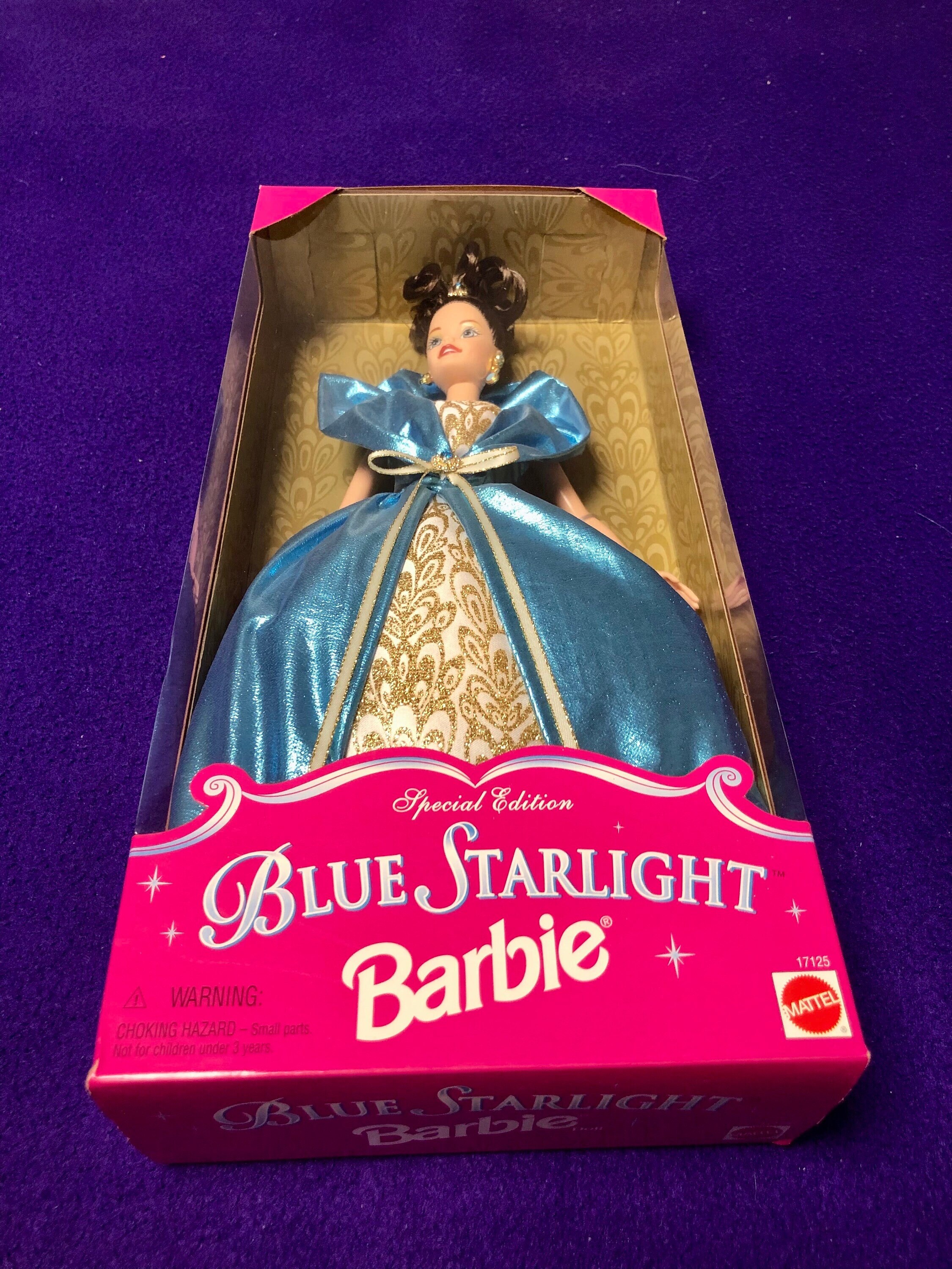 1996 Special Edition Blue Starlight Barbie Doll by Mattel NIB NRFB Etsy