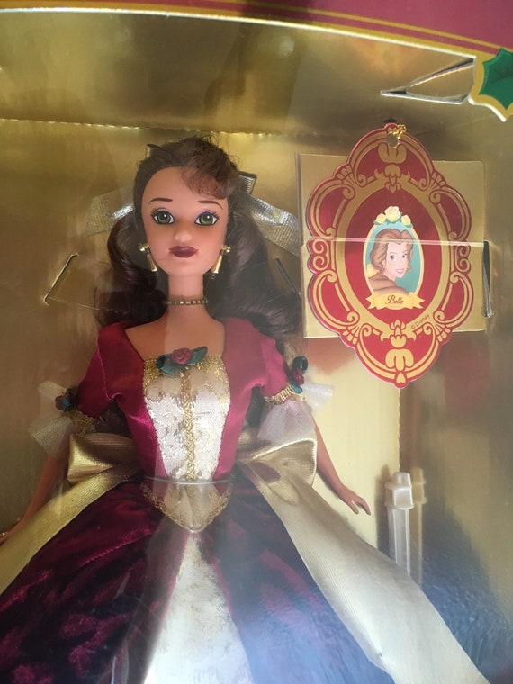 beauty and the beast enchanted christmas barbie