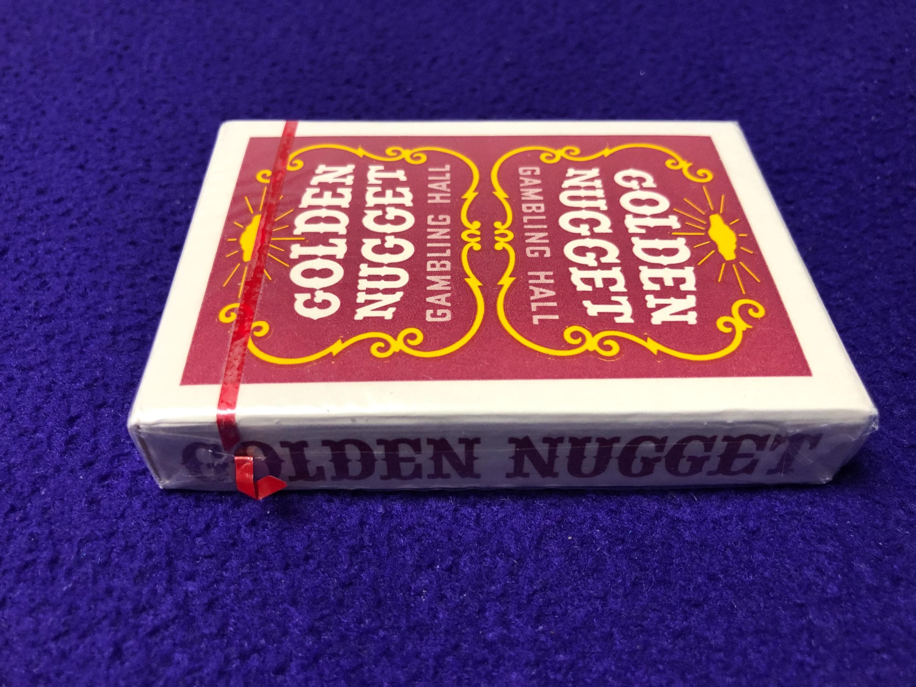 Vintage Golden Nugget Gambling Hall Downtown Las Vegas Casino Red