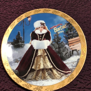 Barbie Felices Fiestas de Mattel - Edición Limitada de 1996 (Placa de Coleccionista)