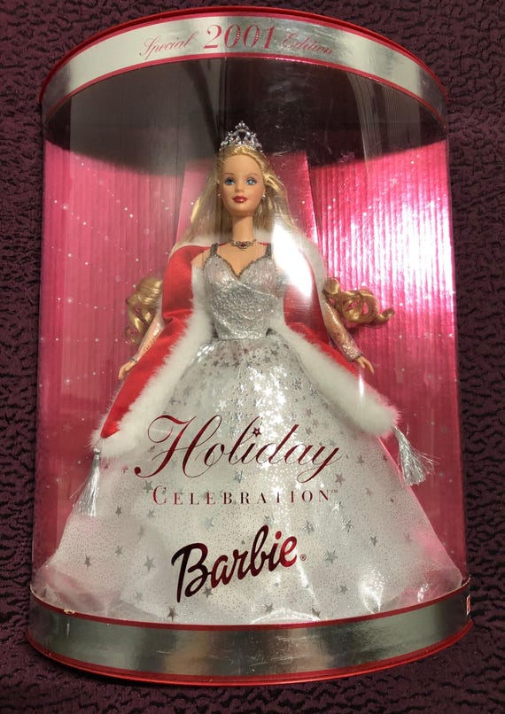 2001 Holiday Celebration Barbie Doll Special Edition Holiday Celebration Series NIB NRFB Etsy