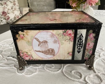 Stained glass jewelry, memory, keepsake box