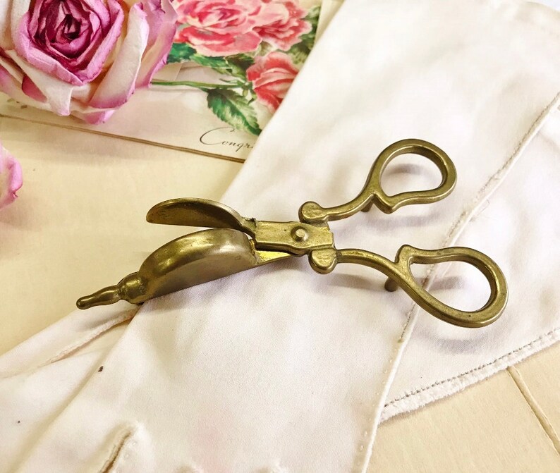 En laiton et en /émail Style vintage Nouveau /Éteignoir /à bougie