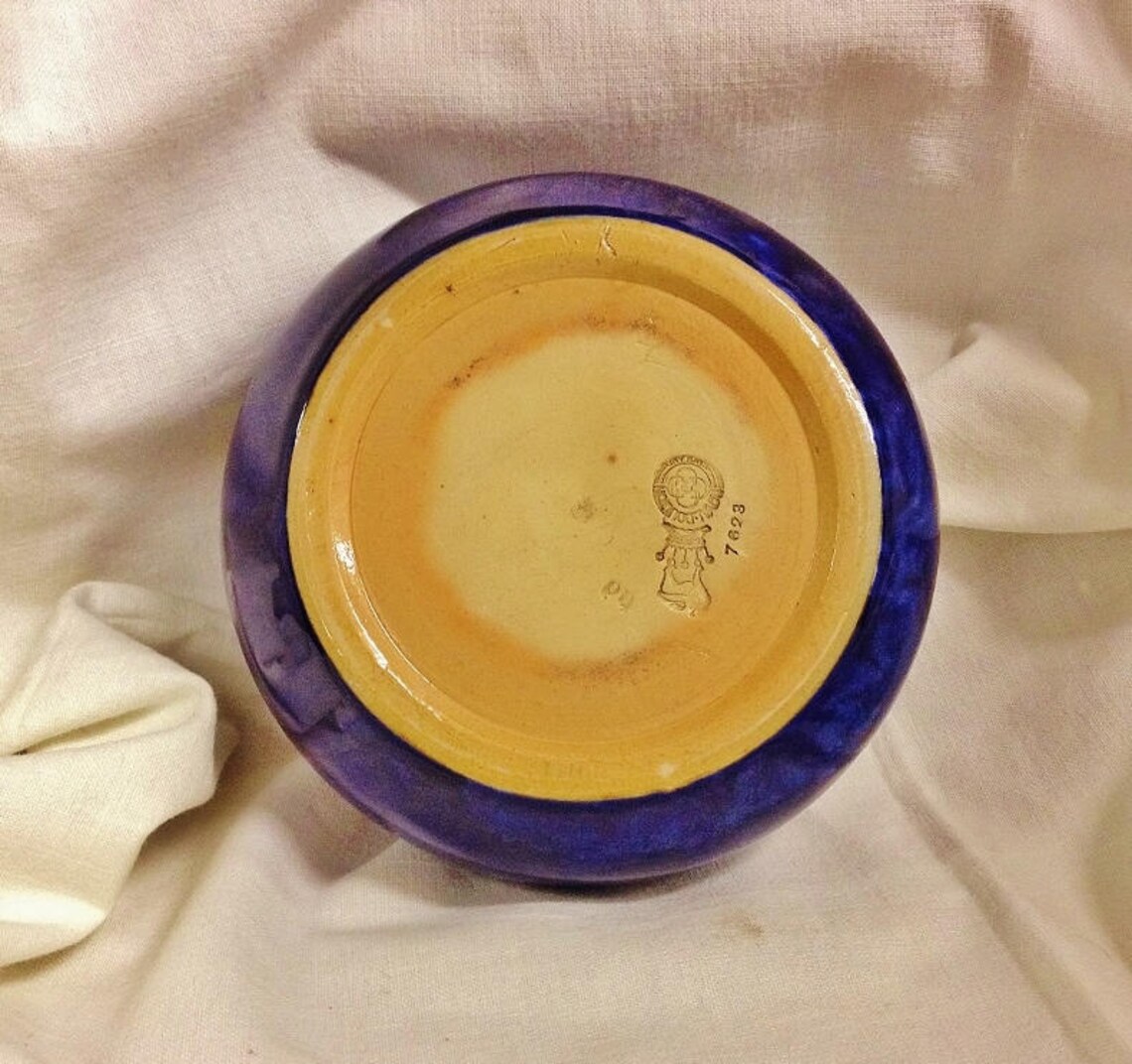 145.95 ROYAL DOULTON Lambeth Pottery Ashtray Bessie Newbery Etsy
