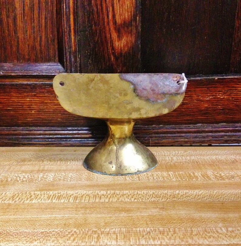 55.00 BRASS PEDESTAL SOAP DiSH ViNTAGE BathROOM Decor Brass Etsy