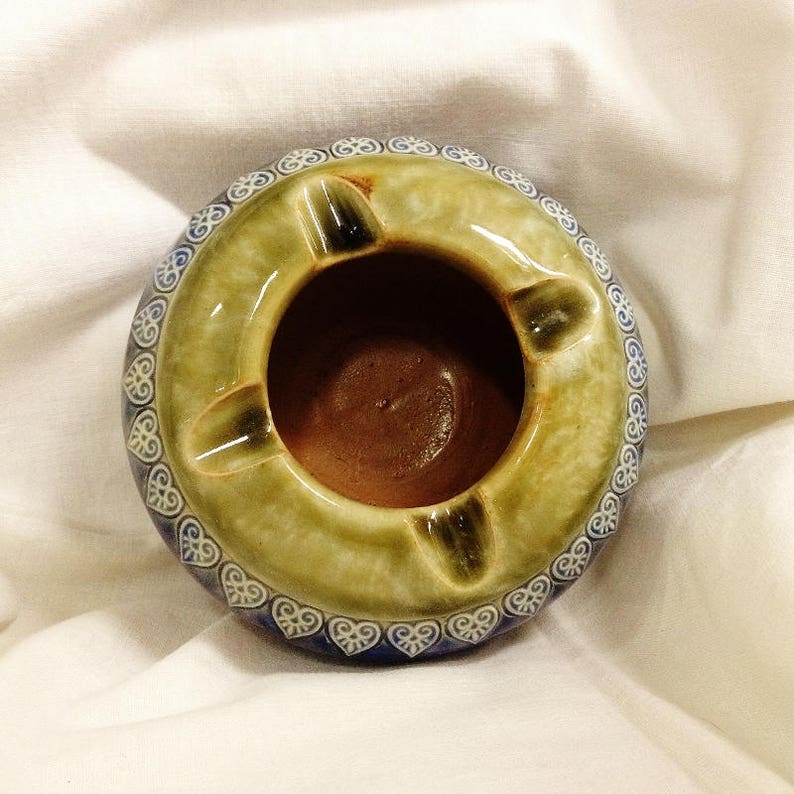145.95 ROYAL DOULTON Lambeth Pottery Ashtray Bessie Newbery Etsy