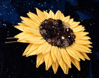 Sunflower Hair Pin