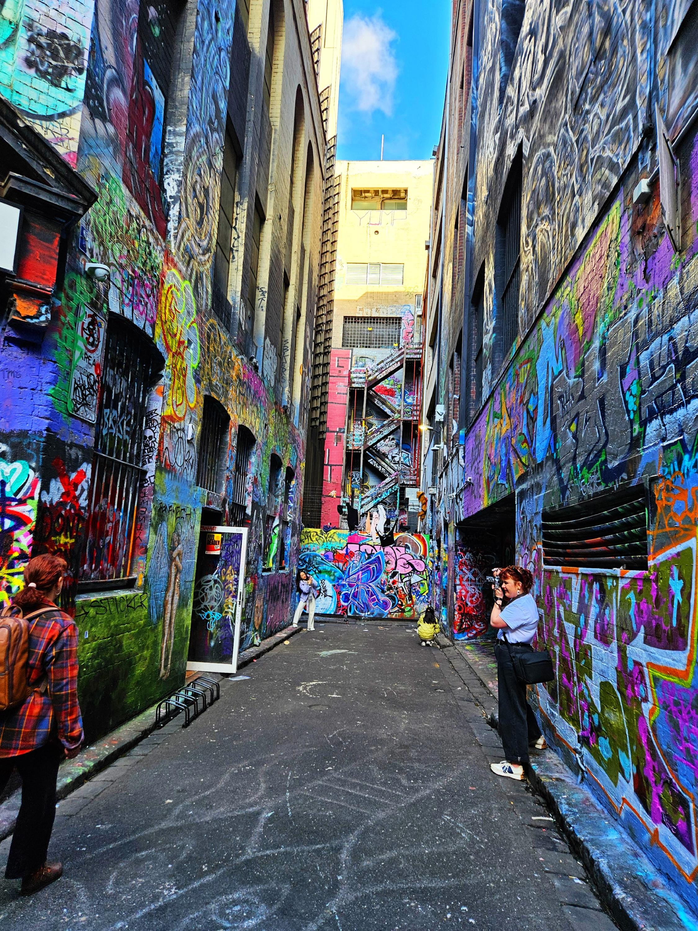 Street Art: Melbourne　洋書 Melbourne Laneway Alley Graffiti Print Wall Art Canvas Glossy