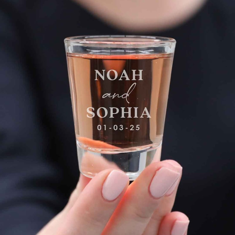 Wedding Shot Glasses - Etsy