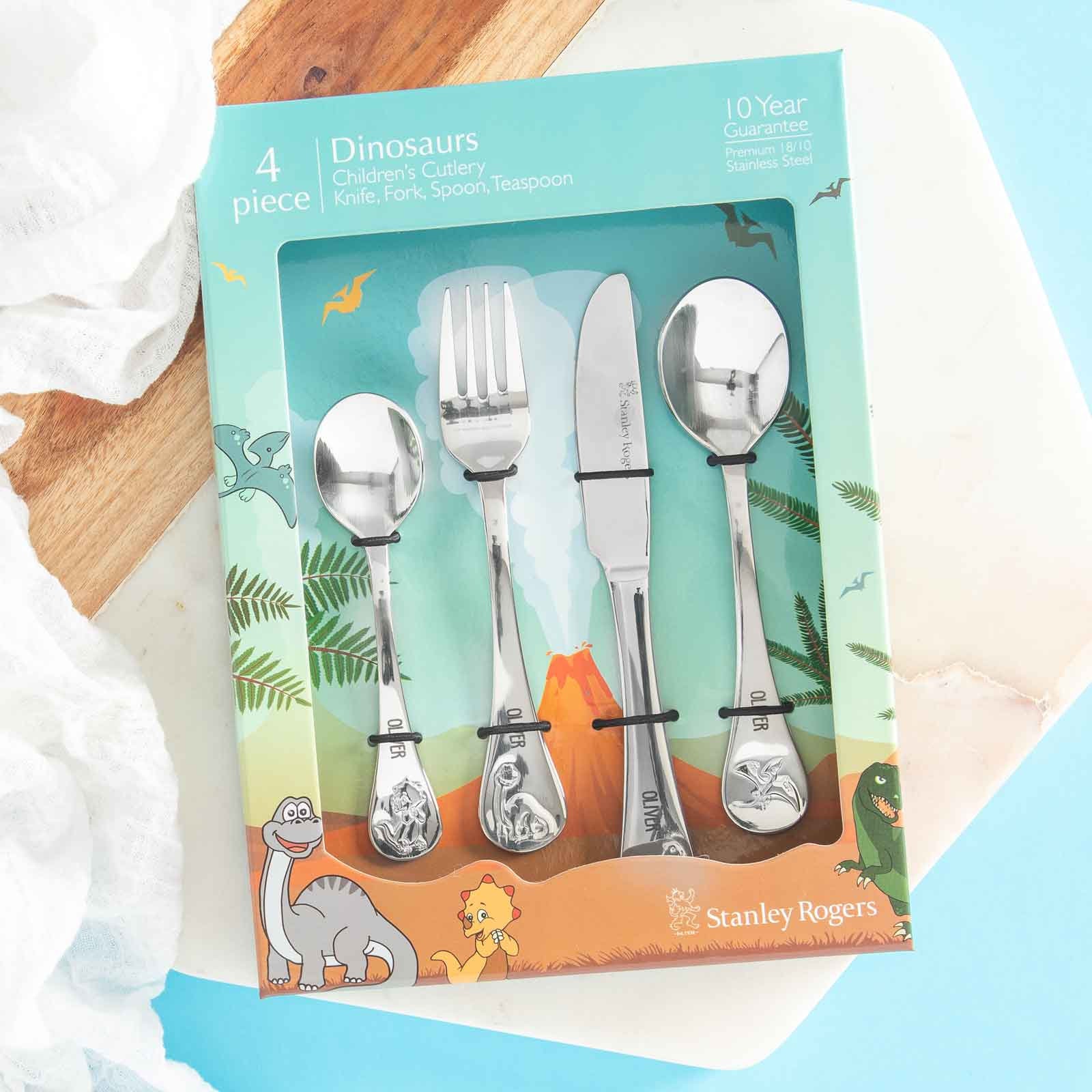 Toddler Utensils - Kids Silverware Set with Travel Case x 3 - Stainless  Steel Forks Spoons for 1 2 3 4 Year Old. Metal Lunch Cutlery for Children