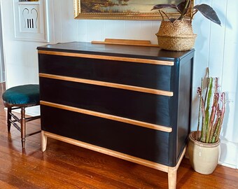 Portfolio: Minimalist Black Chest of Drawers