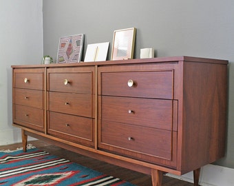 Portfolio: Nine Drawer Mid Century Modern Dresser