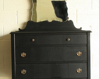 Portfolio: Black Antique Dresser