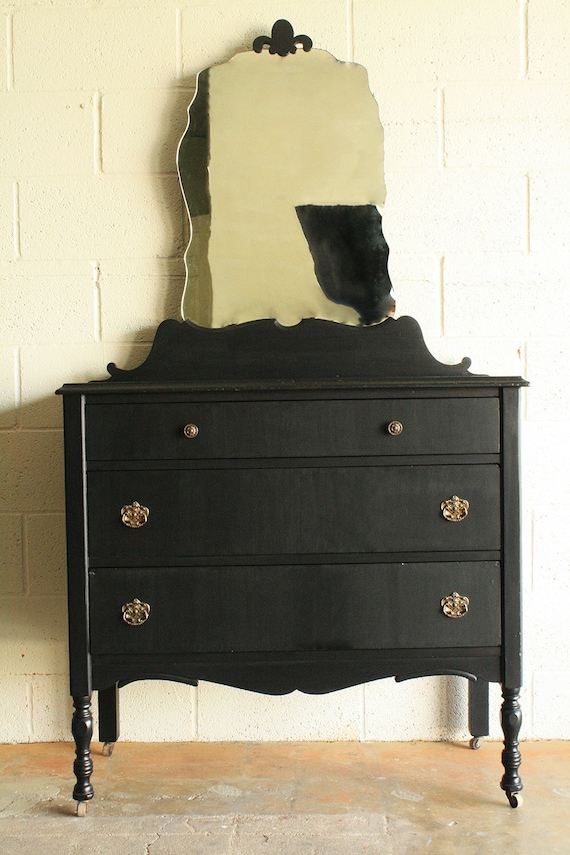 vintage look dresser Mint Top side drawers (2) How I Re-Refinished the Antique