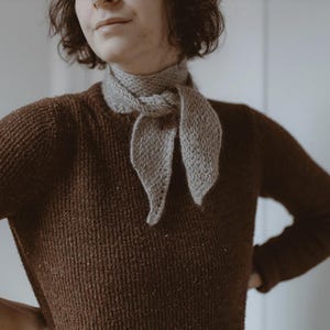 Bibliothèque スカーフの編み図 - Oileánach Knits