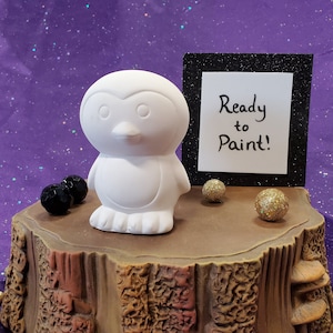 Penguin Ceramic Bisque - Ready to Paint Pottery DIY