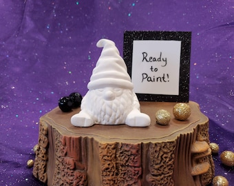 Gnosey the Gnome Ceramic Bisque - Ready to Paint Pottery DIY