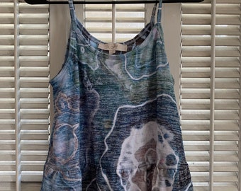 Tiered Tie Dye Tank Top