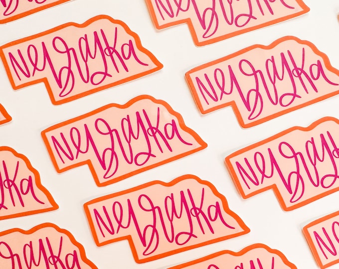Nebraska Love | laptop sticker