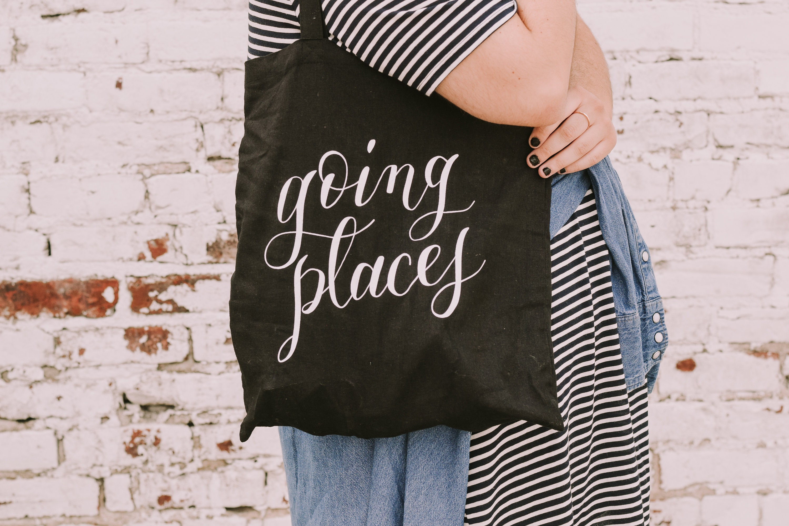 Going Places tote bag