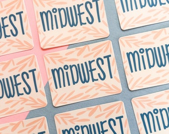 Midwest Vines | laptop sticker