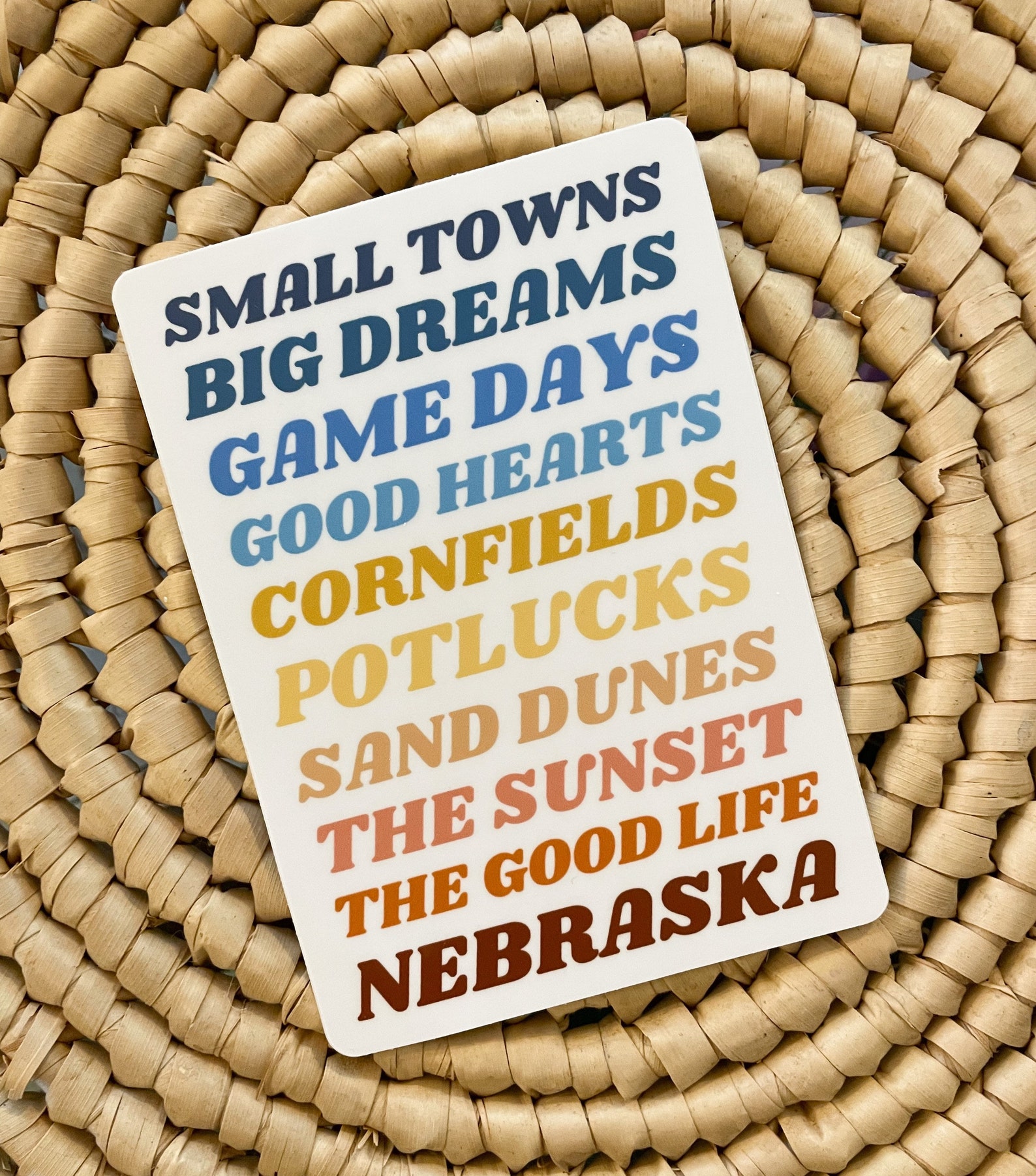 Small Towns Big Dreams Laptop or Bumper Sticker Etsy