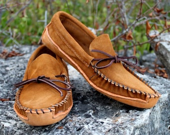 Mocasines de canoa para hombre