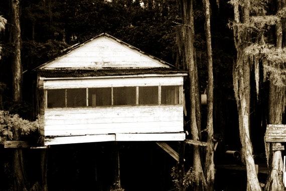Fine Art Photography True Blood Caddo Lake Fishing Shack Etsy