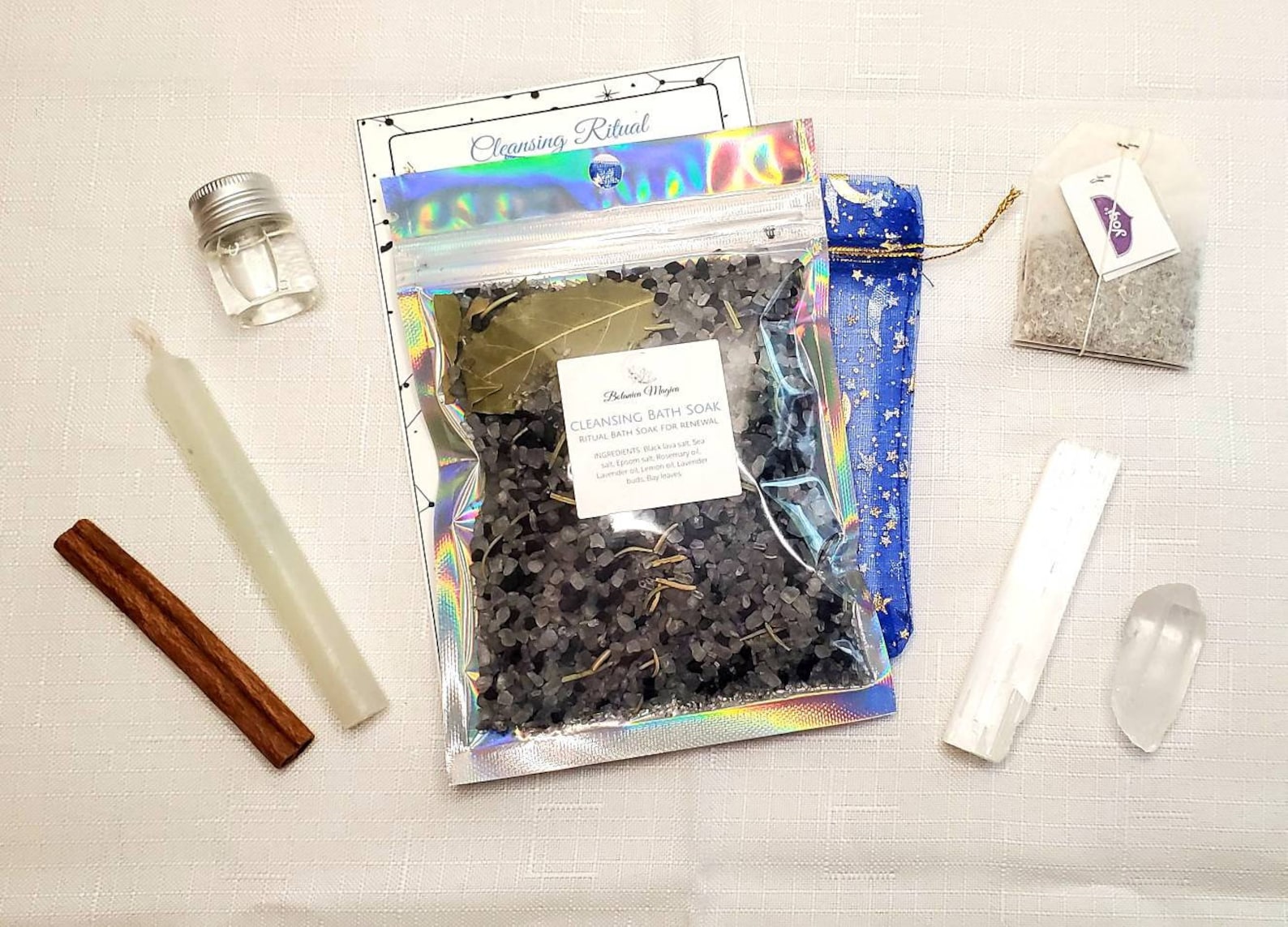 Cleansing Ritual Bath Kit | Ritual Kit | Ritual Bath | Bath Kit | Witch ...
