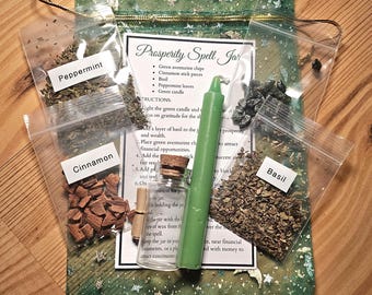 Prosperity Spell Jar Kit | Prosperity Spell Kit | Spell Jar | Spell Kit
