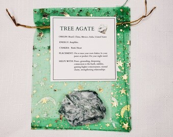 Tree Agate | Raw Tree Agate | Dendritic Agate | Rough Tree Agate| Healing Crystals | Healing Stones | Root Chakra | Natural Stones