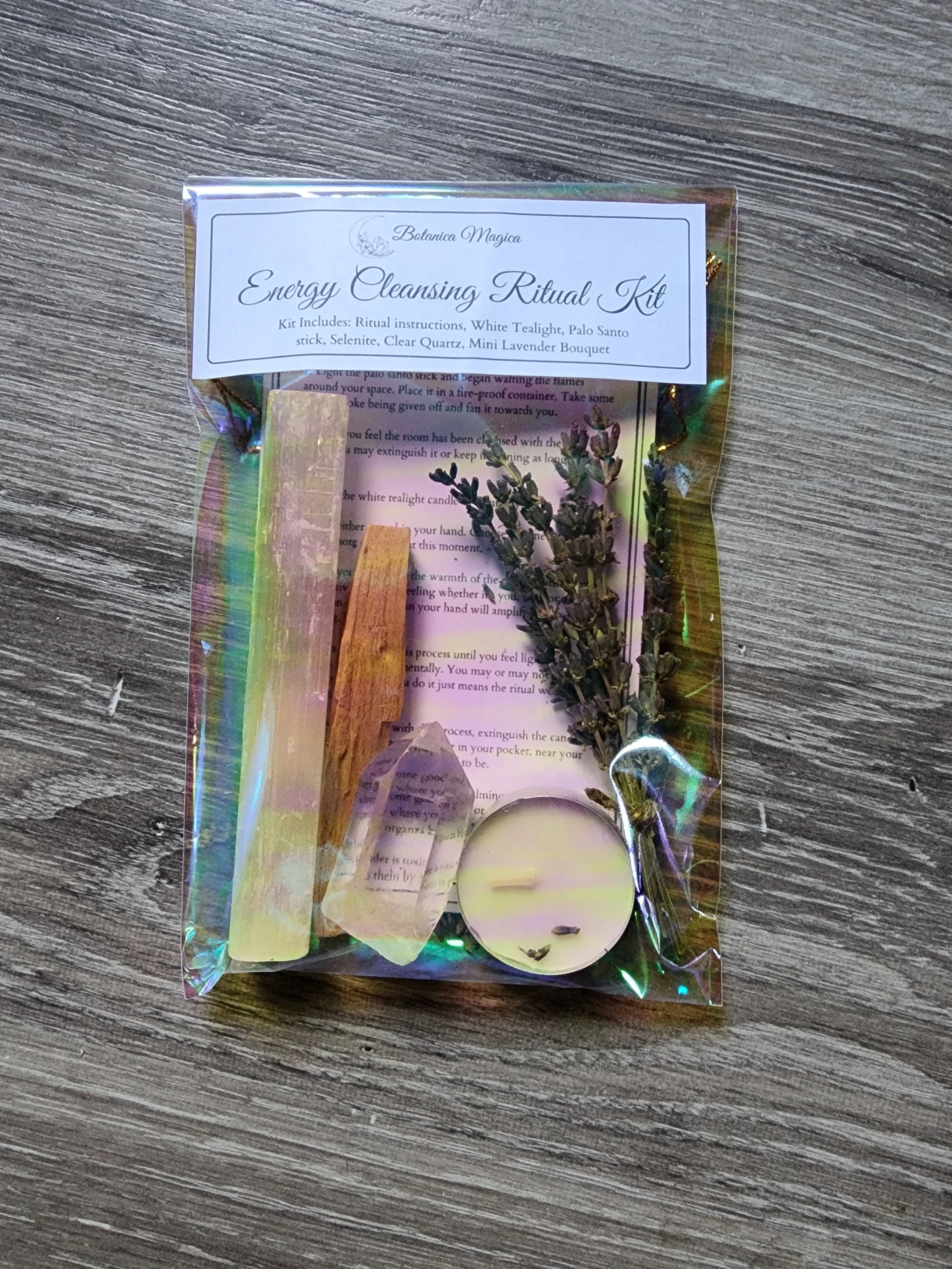 Energy Cleansing Ritual Kit | Cleansing Kit | Cleansing Spell Kit ...