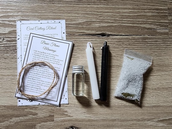 Cord Cutting Ritual Kit | Candle Cord Cutting | Candle Magic | Spell Kit