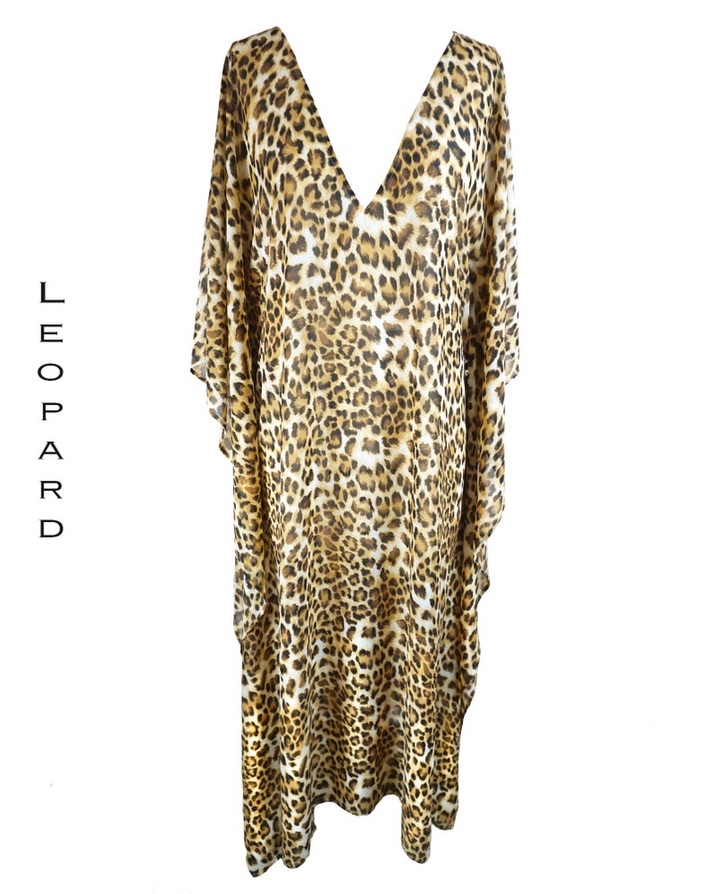 Tropical Caftan Beach Coverups Resort Style Swimsuit Etsy