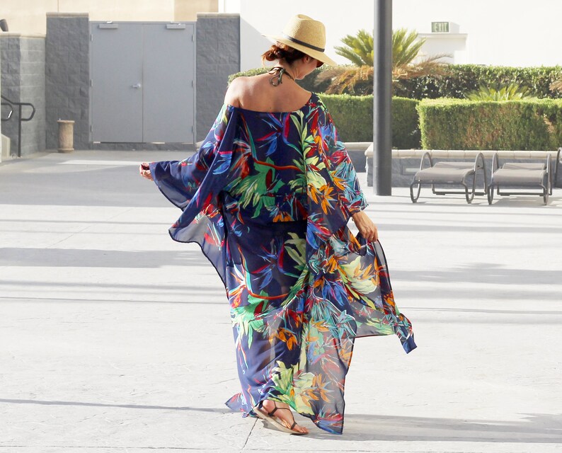 Riviera Retreat Caftan Coverup main image 1