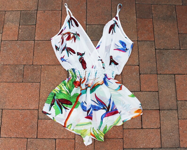 Swimsuit Coverup Beach Coverups Swim Coverups Romper Etsy