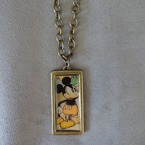 Vintage mickey mouse pendant deals