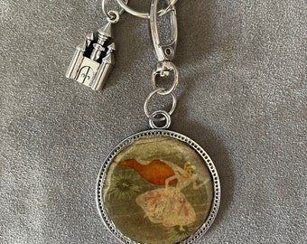 SLIGHTLY FLAWED/DISCOUNTED Cinderella Keychain
