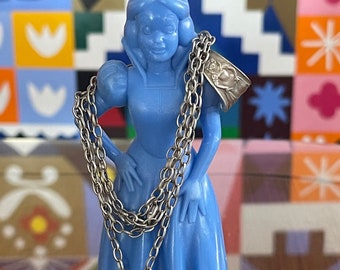 Ready to Ship Snow White Ring & Pendant SET Made from a very Rare 1950's Vintage Disney Spoon