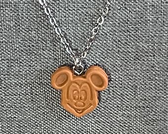 Mickey Waffle Necklace