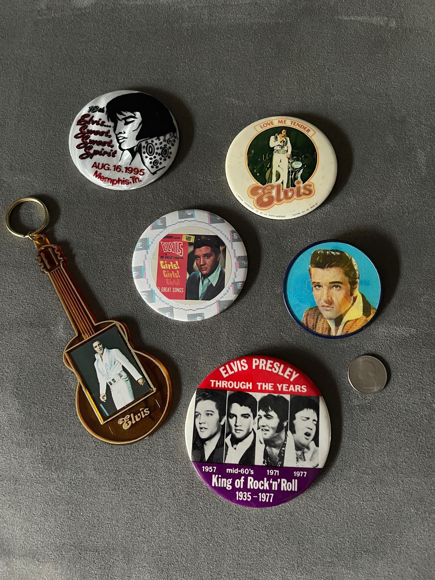 RARE Vintage 6 Piece Set of Elvis Memorabilia (set 11) - Etsy