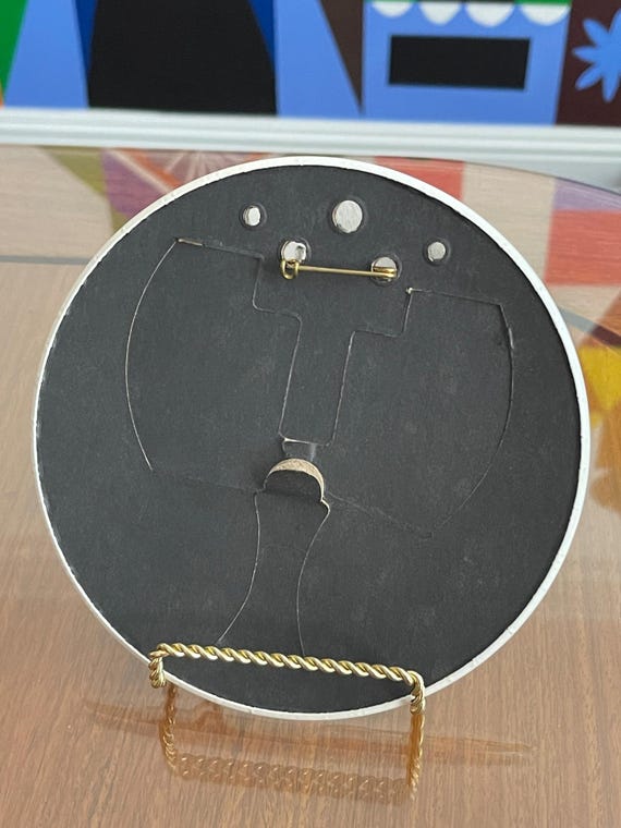 Giant 6" Mickey Mouse Button with Display Stand - image 3