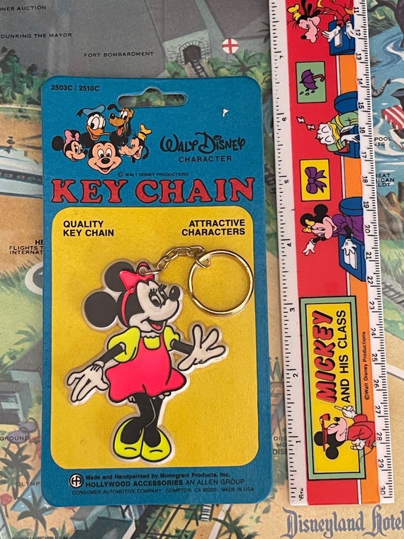 Louis Vuitton Repurposed Mickey Mouse Keychain Pink - $38 - From Hawaii Love