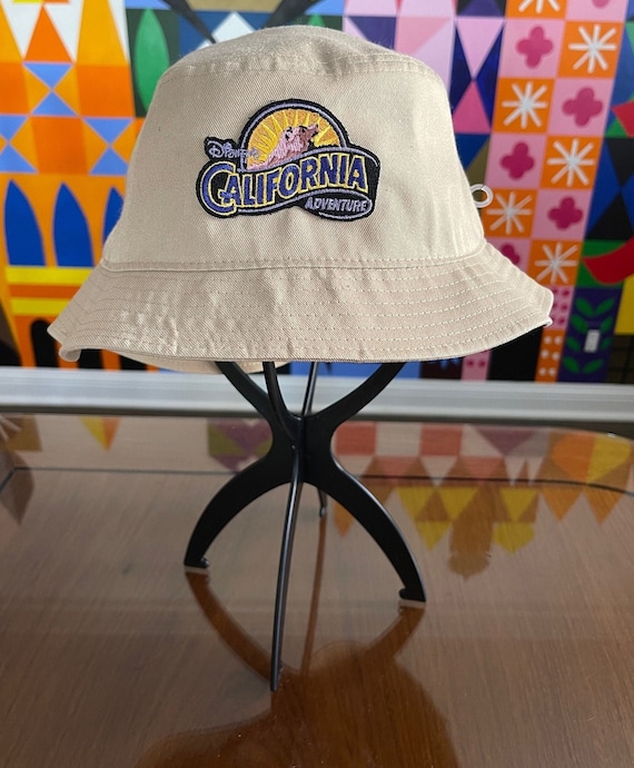 Khaki Bucket Hat With RARE Vintage Disney display picture 2