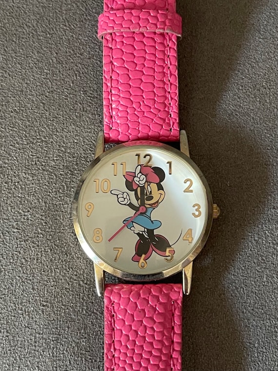 Pink Minnie Mouse Watch