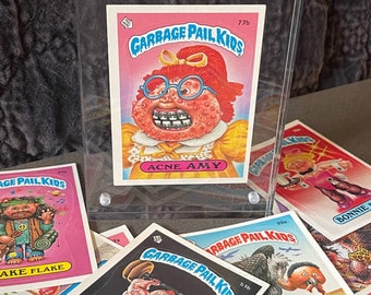 A-B 1980's Garbage Pail Kids Tarjeta enmarcada vintage original (usted elige el nombre)