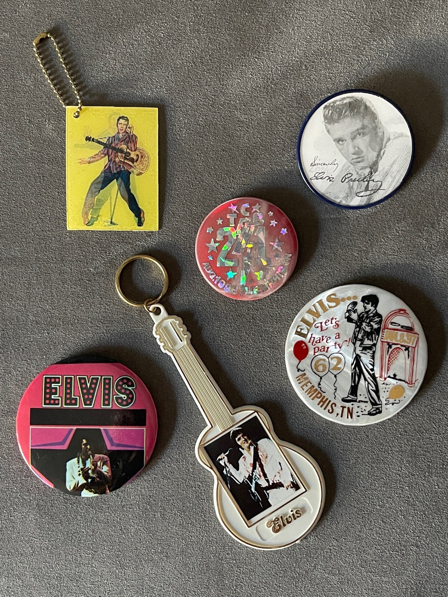 RARE Vintage 6 Piece Set of Elvis Memorabilia (set 6) - Etsy