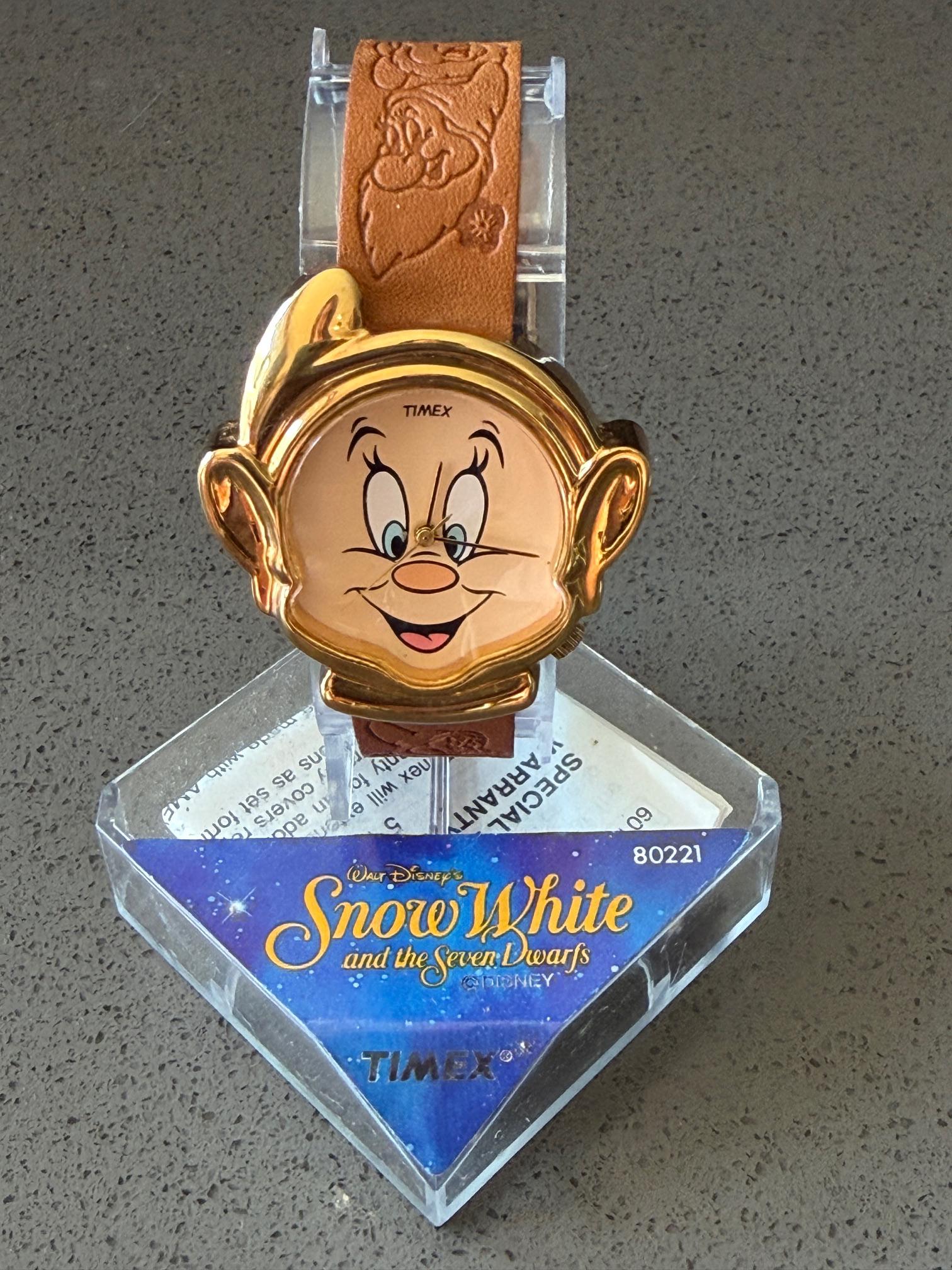 **HP** Disney\'s Dopey Timex watch Vintage Timex Disney Snow White & Dopey Watch, Working  main image 4