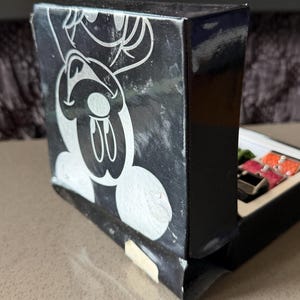 RARE Vintage Rhinestone Mickey Mouse Watch Set with 6 Interchangeable Bracelet Bands image 8