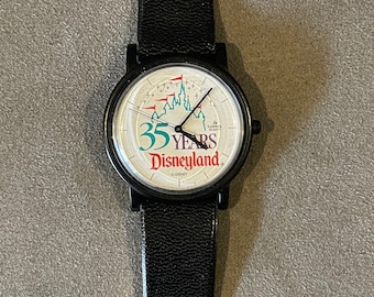 Disney Parks Disneyland 35 Years Celebration Vintage Watch Vtg Lorus Disney Disneyland Park 35 Years! Celebration  main image 2